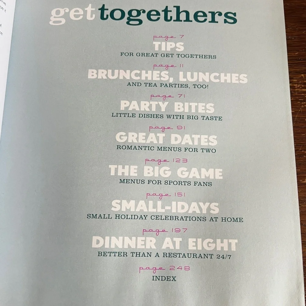 Rachael Ray “30-Minute Meals: Get Togethers” Cookbook (2003)